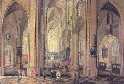 Neeffs, Peter the Elder Interior of the Cathedral at Antwerp oil on canvas